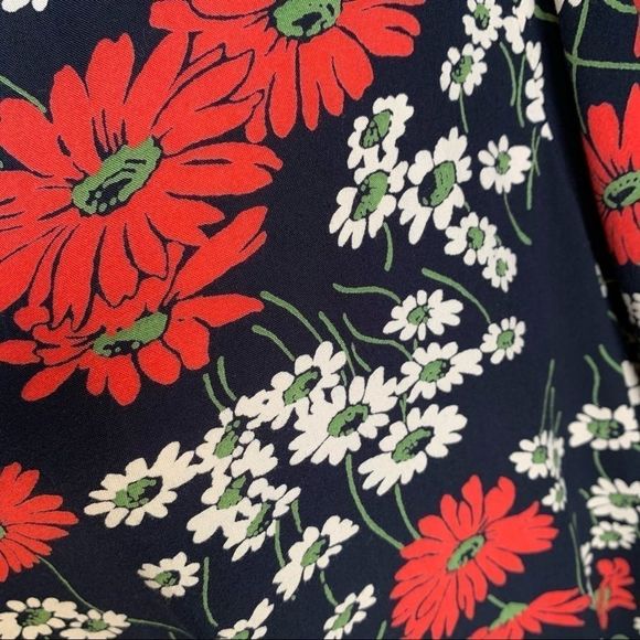 EUC Madewell Floral Hillside Daisies Crop Shirt - Picture 9 of 13